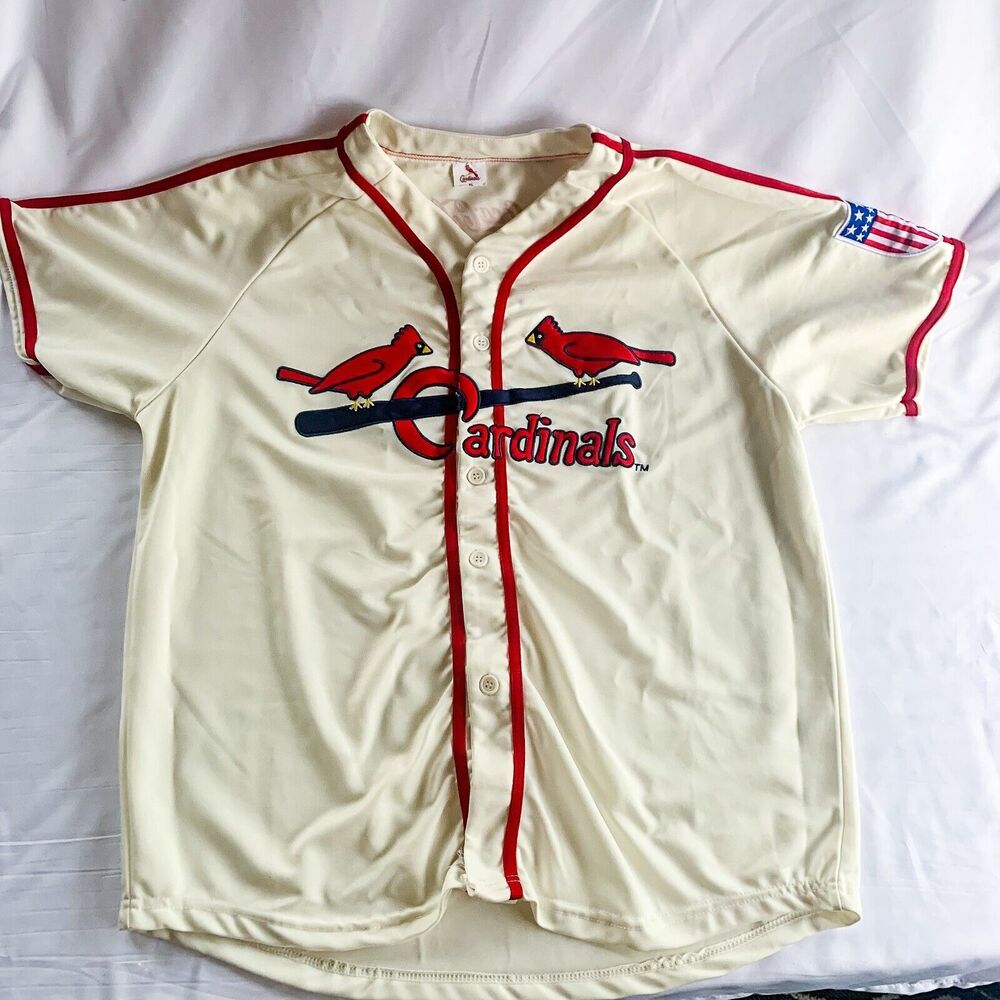 Vintage Pre-owned ST. LOUIS CARDINALS JERSEY SIZE XL Coke Cola